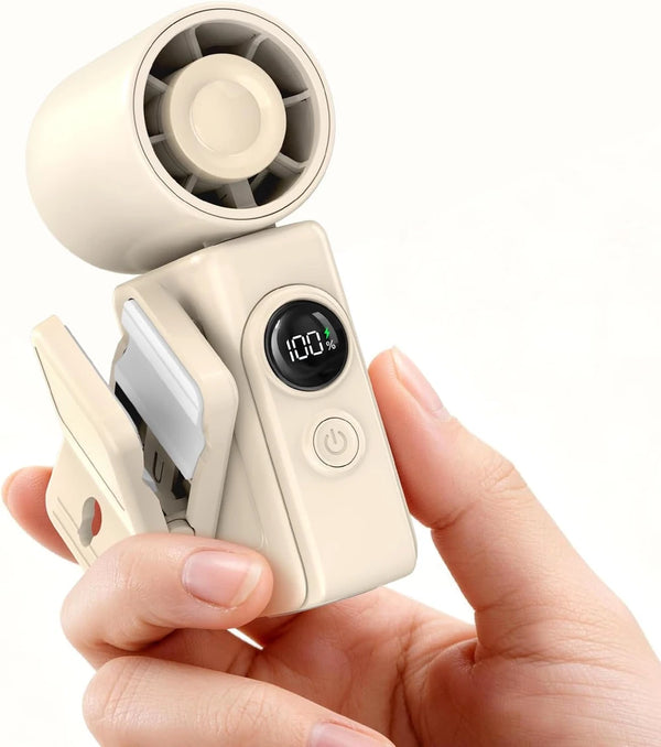 Rechargeable Clip-On Mini Fan