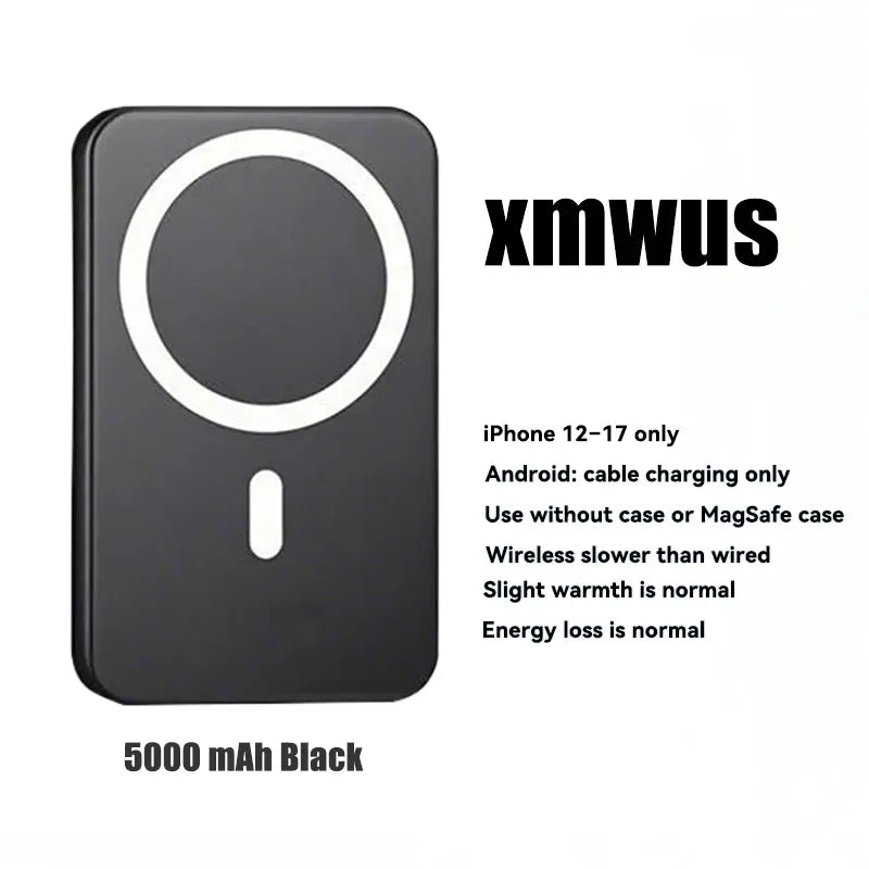 5000mAh Magnetic Wireless Power Bank
